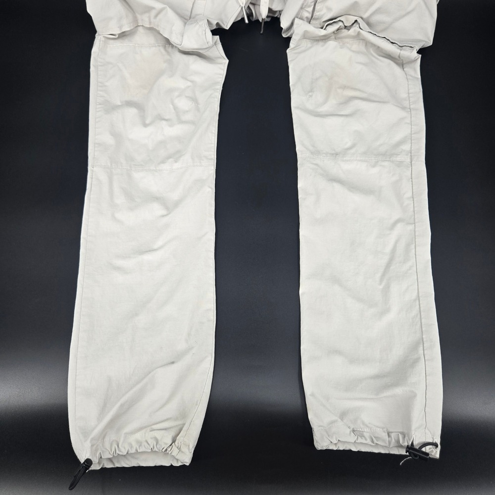 PacSun Grey Utility Cargo Joggers Gorpcore Techwear Drawstring Hem‎ Mens Small - Picture 13 of 16